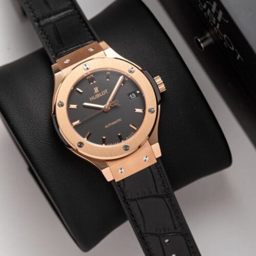 Hublot Classic Fusion King Gold Black JJF Factory 38mm